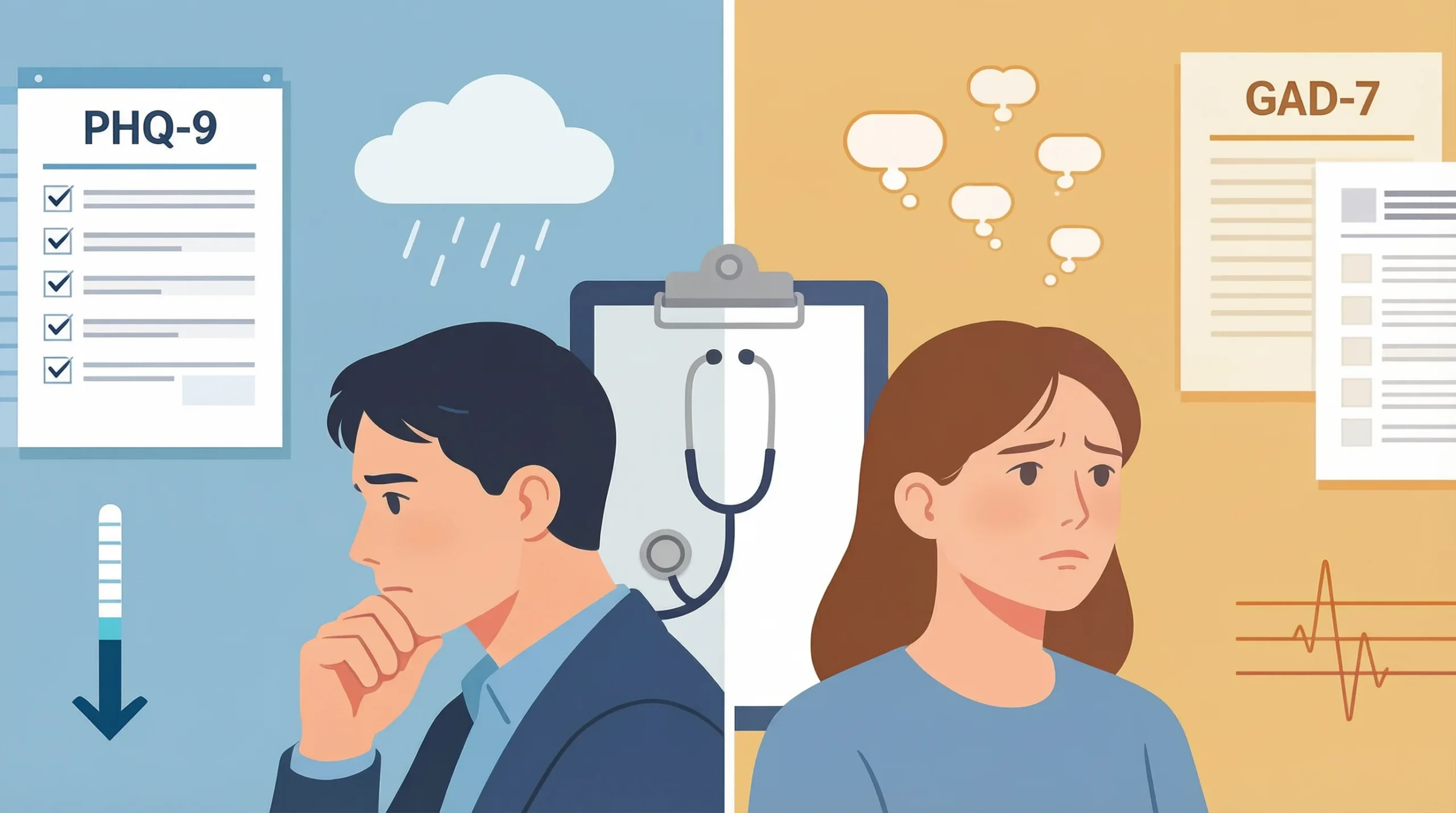 PHQ-9 vs GAD-7: Depression and Anxiety Screening Guide 2026
